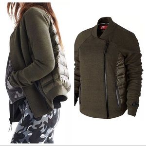 Nike Aeroloft Tech Fleece Moto Jacket Cargo